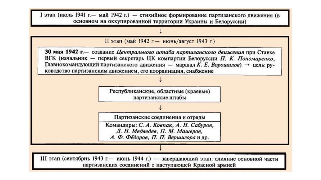 Цели партизан