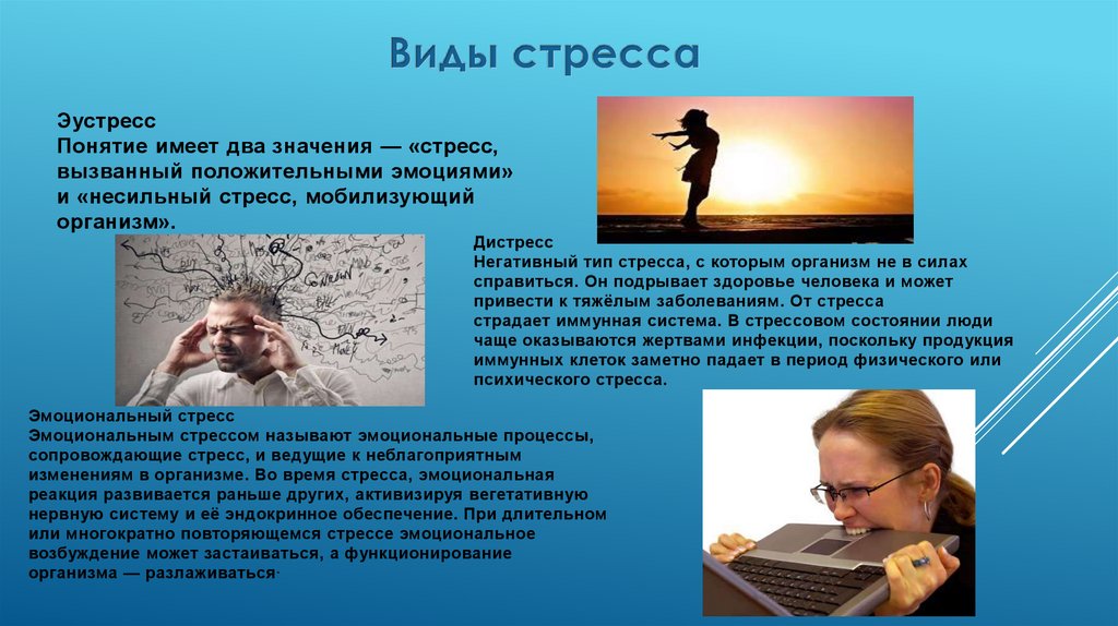 Учебный стресс презентация