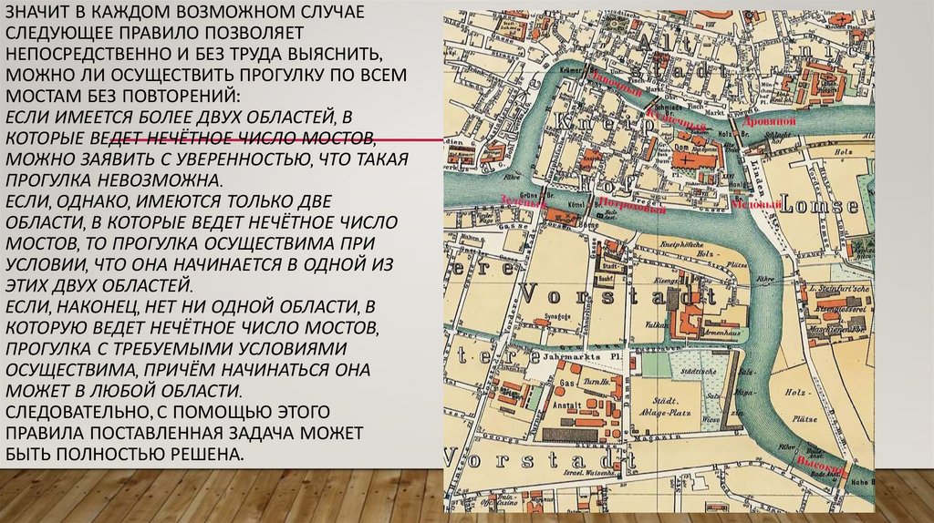 Значит в каждом возможном случае следующее правило позволяет непосредственно и без труда выяснить, можно ли осуществить