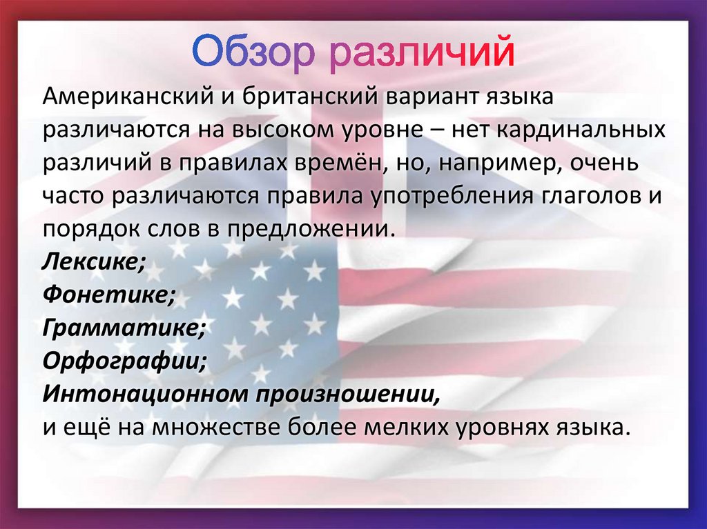 Различия американского и британского языка. Различия между американским и британским презентация. Разница между британским и американским акцентом. Различия между британским и американским сленгом.