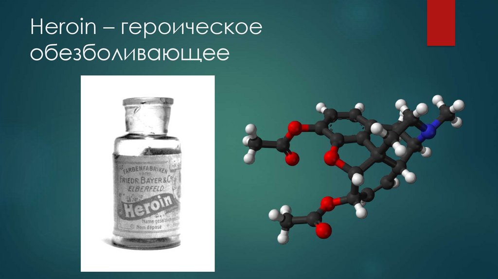 Heroin – героическое обезболивающее