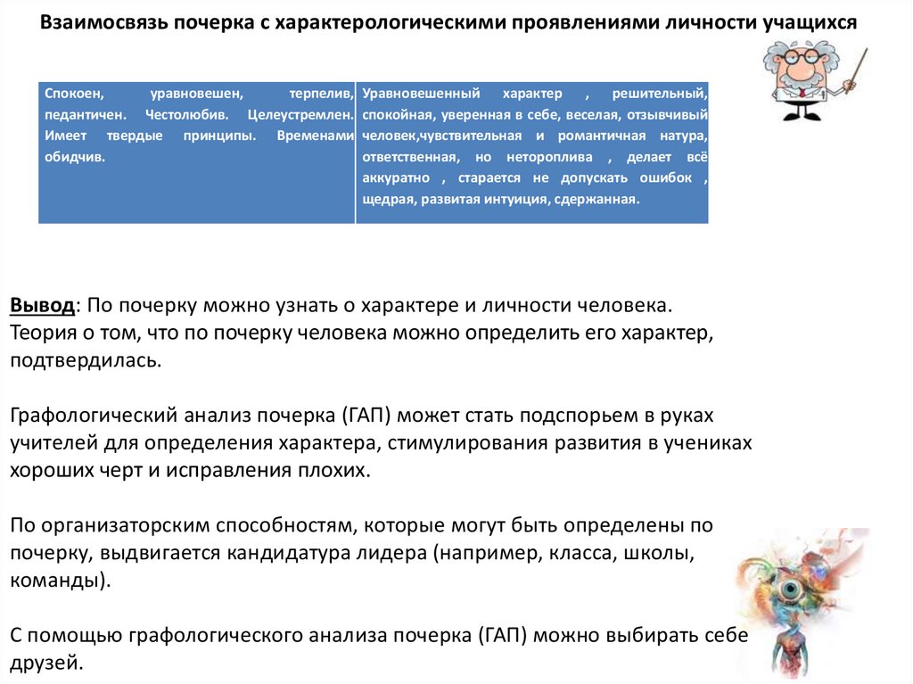 Аттестационная работа. О чем может рассказать почерк - презентация онлайн