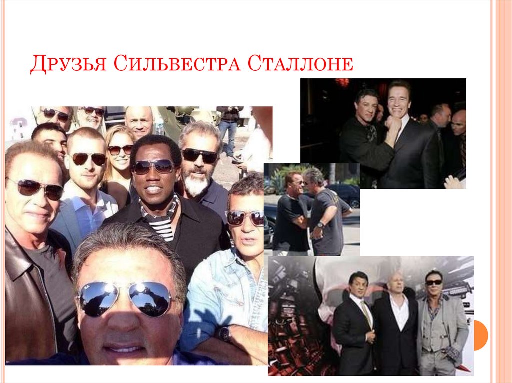 Друзья Сильвестра Сталлоне