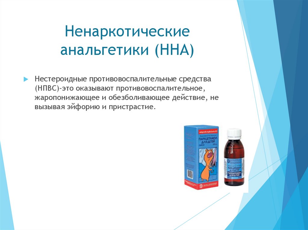 Ненаркотические анальгетики (ННА)