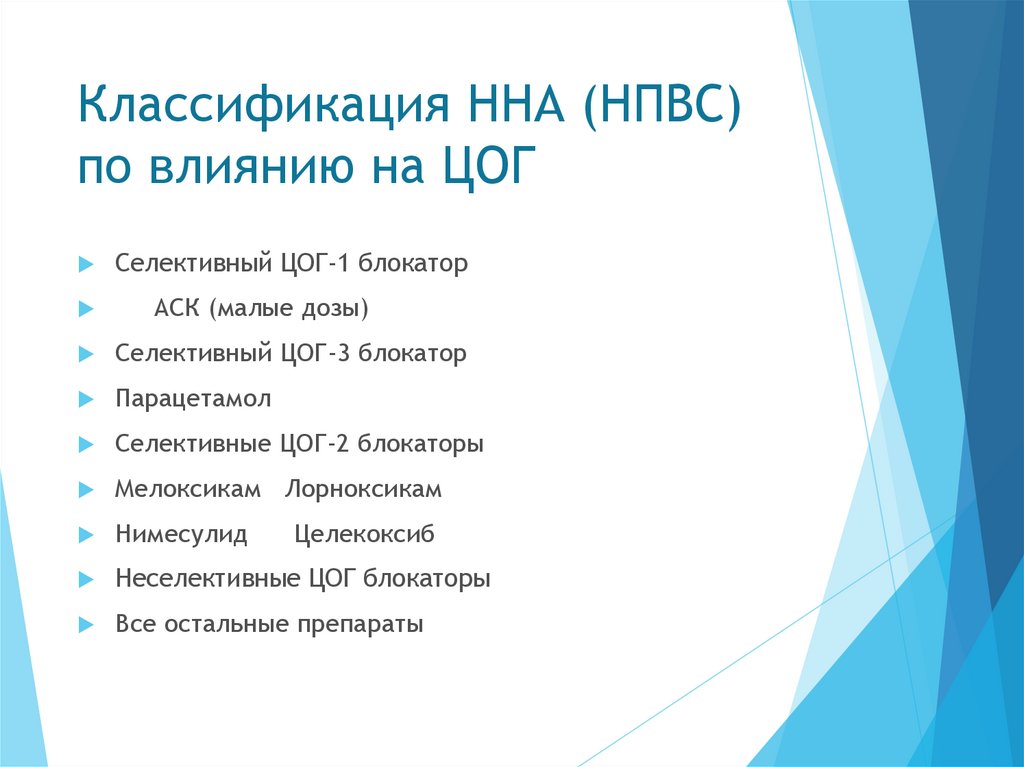 Ненаркотические анальгетики. Определение понятия. Отличия от ...