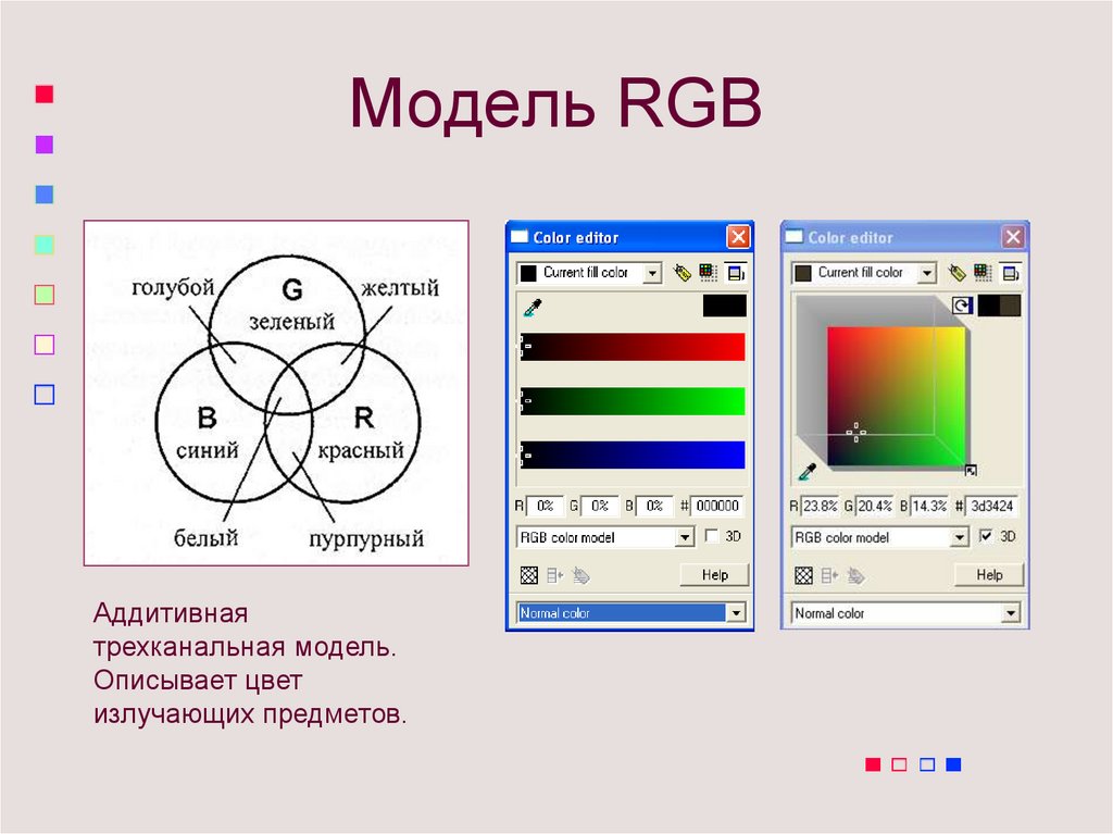 Цветовая схема rgb