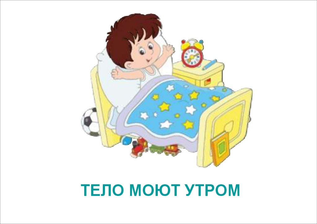 ТЕЛО МОЮТ УТРОМ