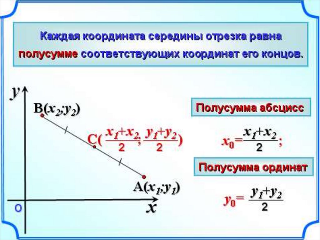 Расстояние между точками рисунок