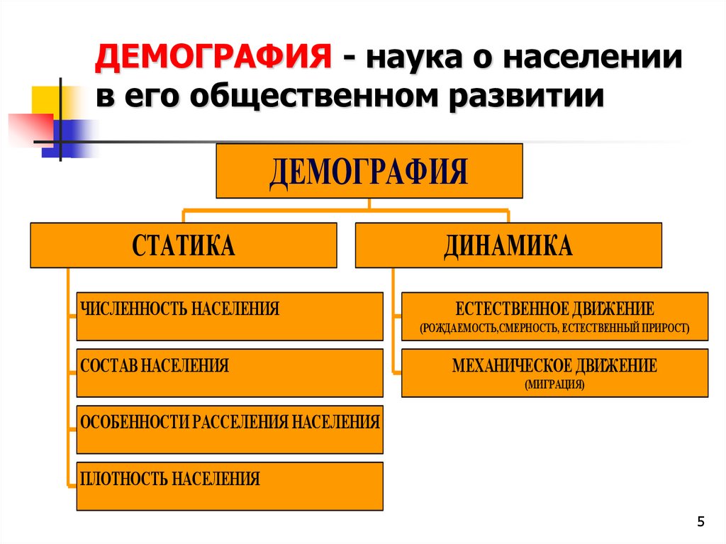 Презентация демография как наука