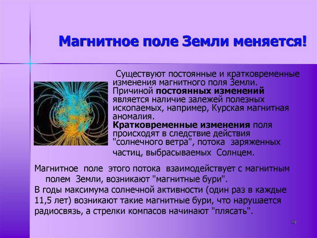 Магнитное поле земли проект