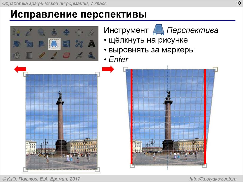 Обработка графической информации презентация