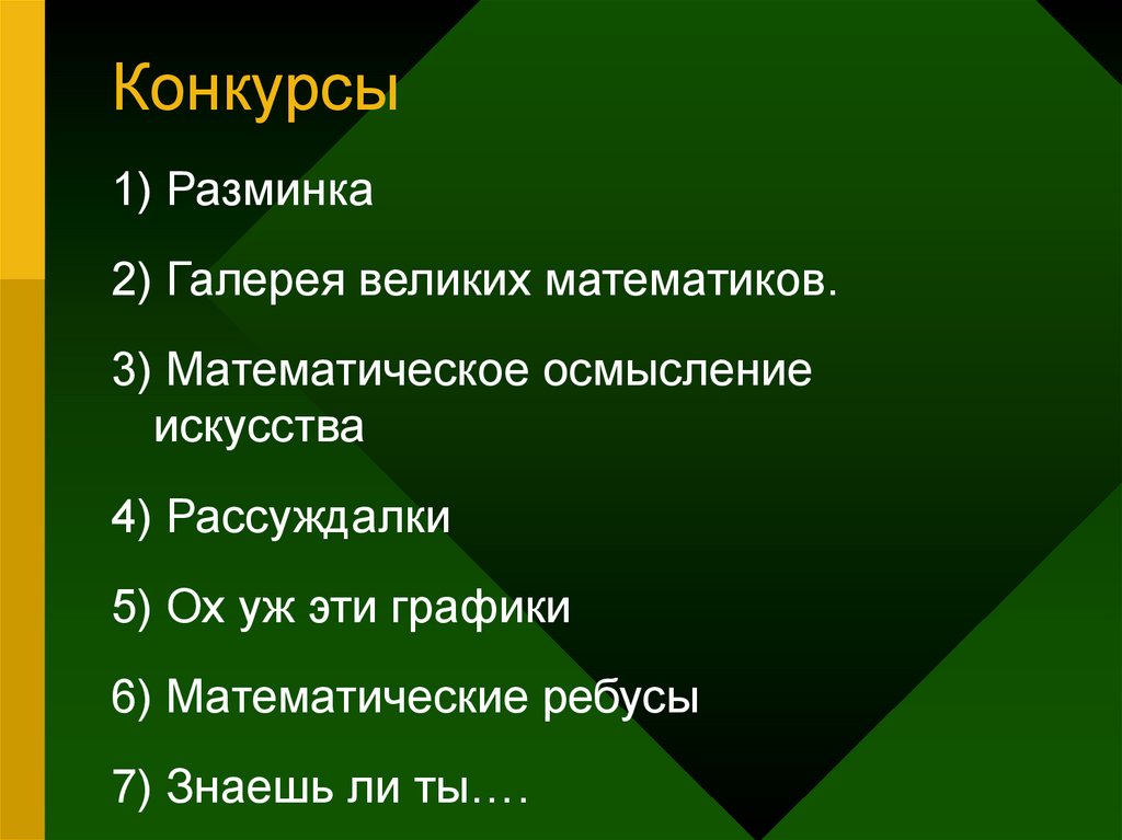 Конкурсы