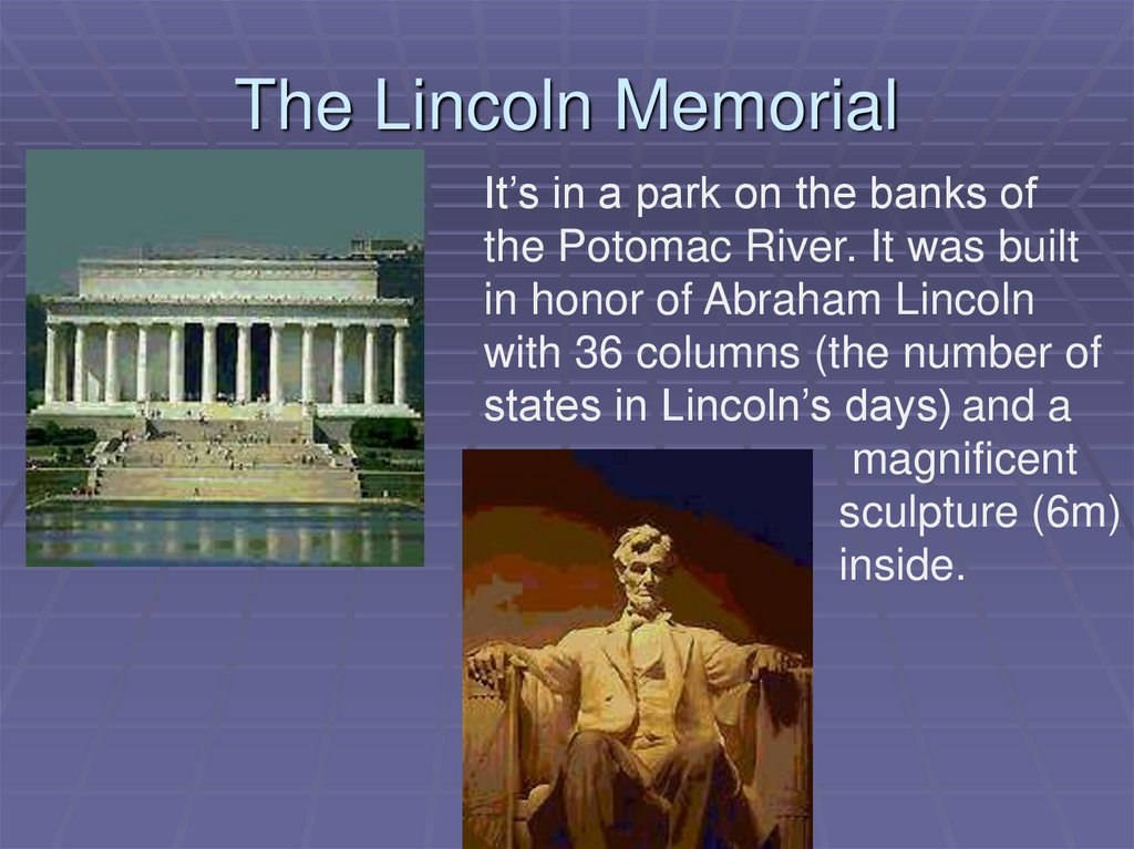 Lincoln memorial презентация