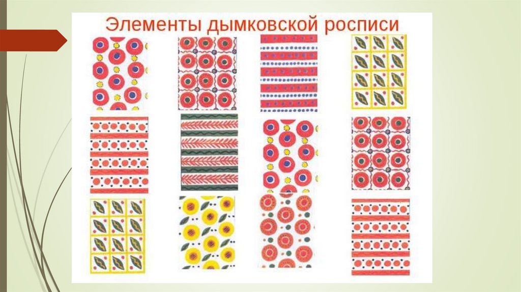 Дымковская роспись презентация