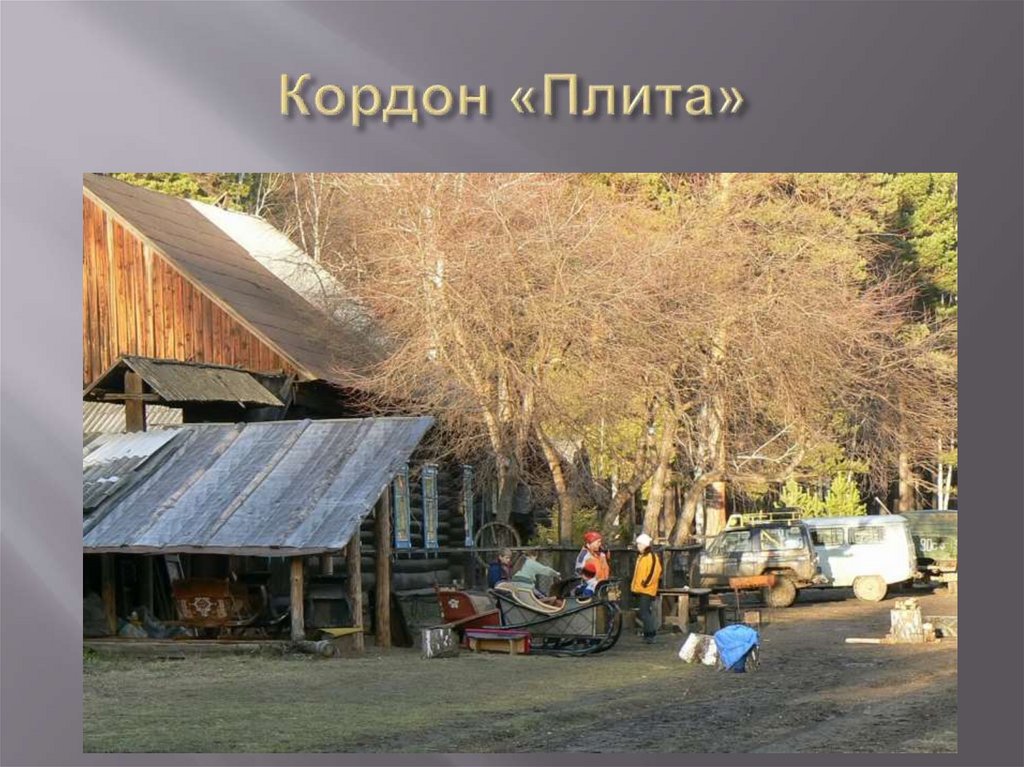 Кордон «Плита»