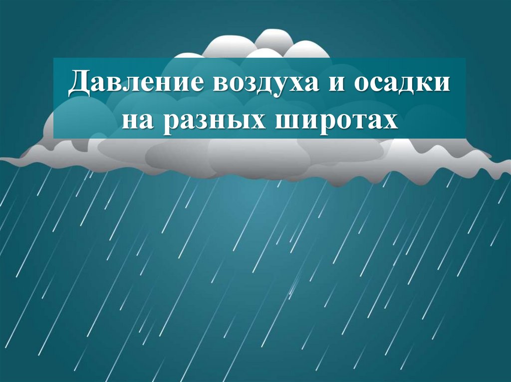 Давление воздуха на разных широтах 7 класс