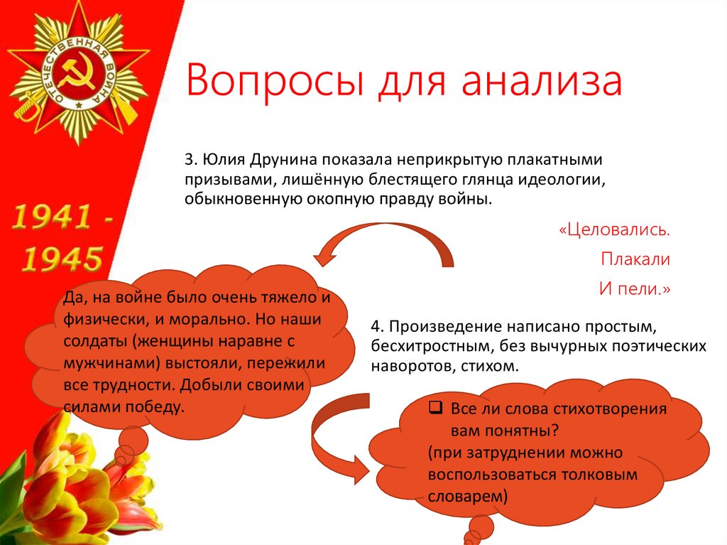 Вопросы для анализа