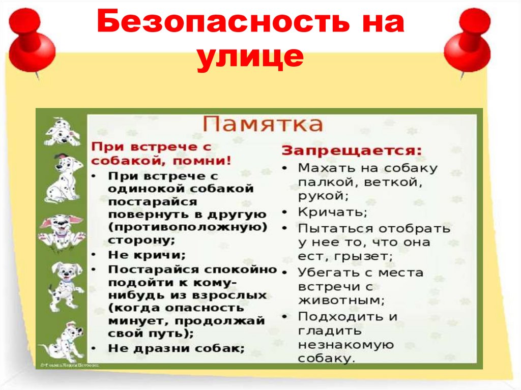 Безопасность на улице