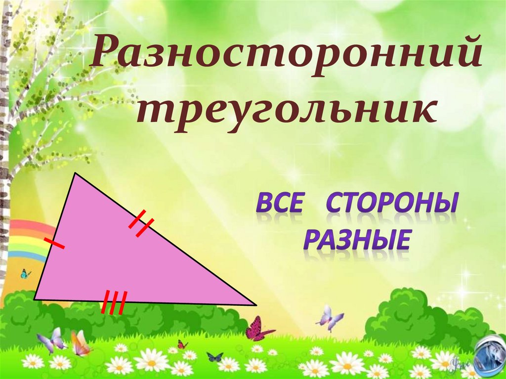 Виды треугольников 3 класс школа россии презентация и конспект