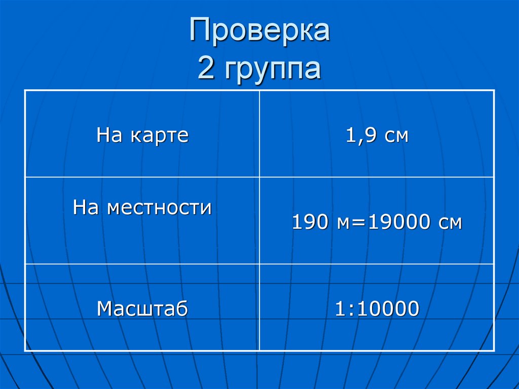 Проверка 2 группа