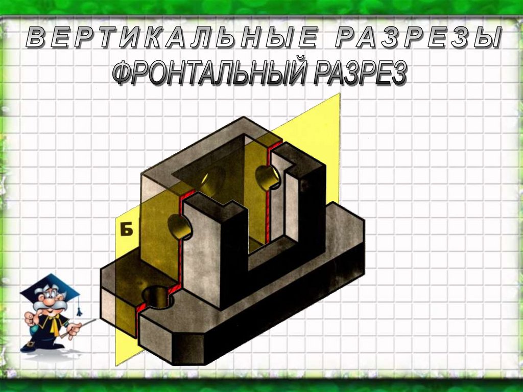 Изображение здания мысленно рассеченного вертикальной плоскостью называется