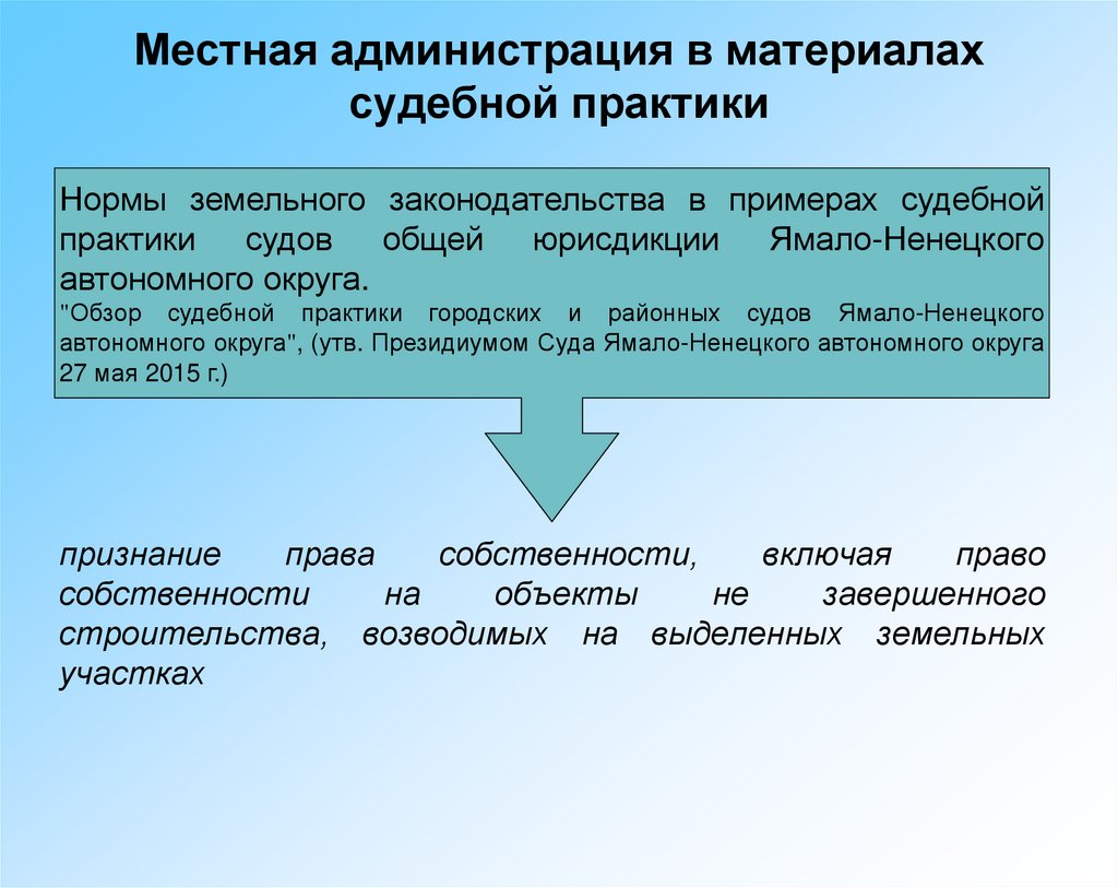 Судебная практика по самоуправлению. Правовой статус местной администрации. Магистерская диссертация Милюкова. Практика и ее значение.