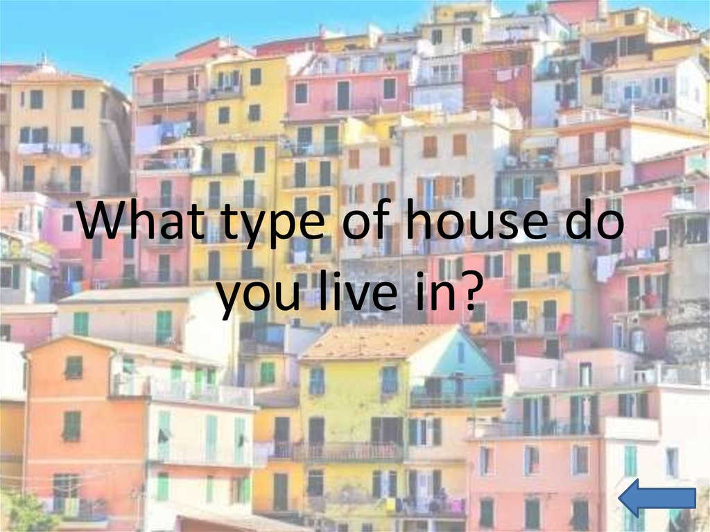 What type of house do you live in?