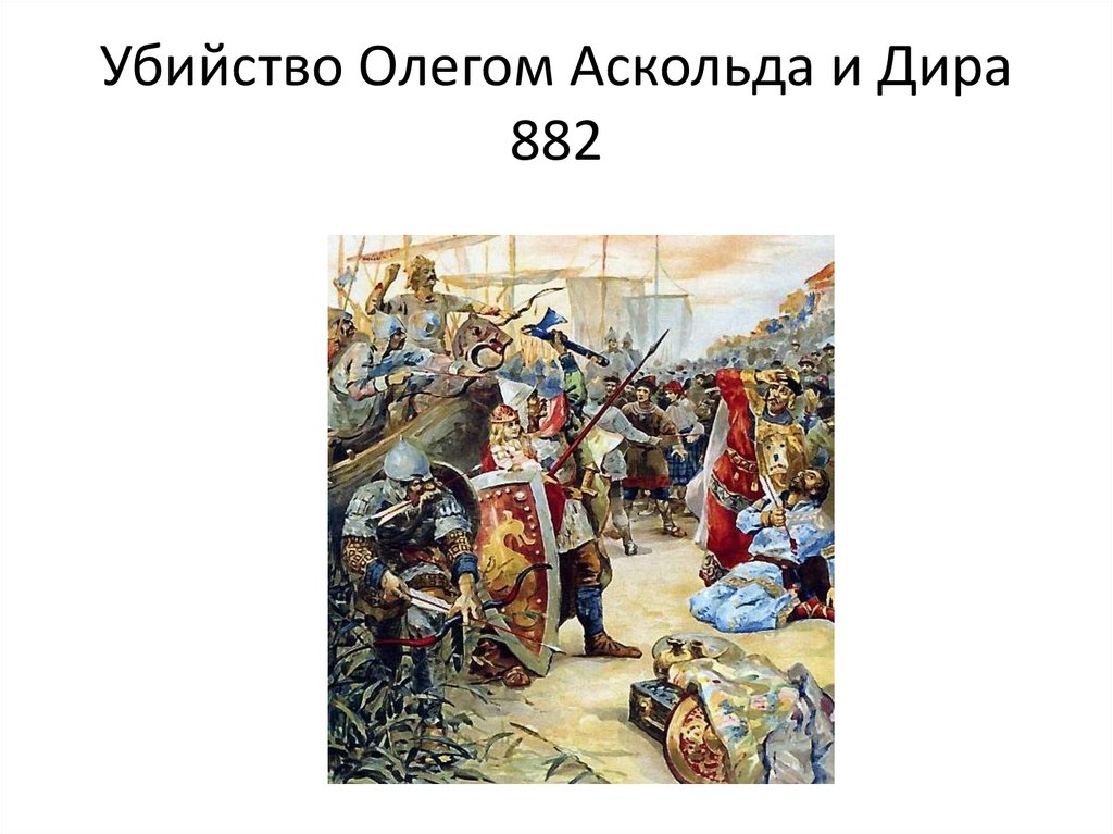 Убийство Олегом Аскольда и Дира 882