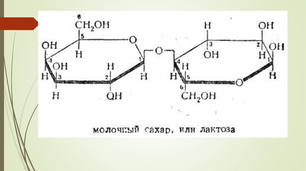 Картинка формулы лактозы