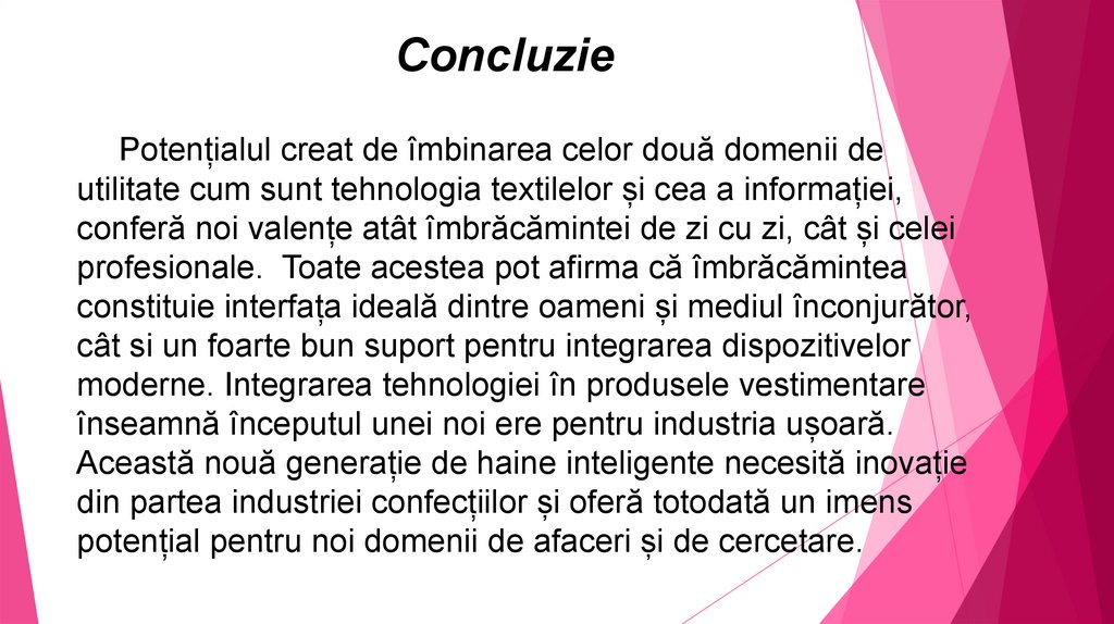 Concluzie