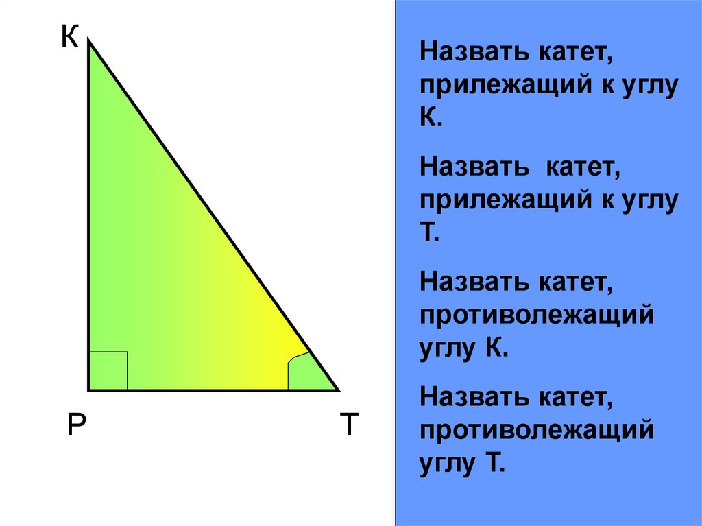 Катет на косинус прилежащего угла. Катет прилежащий к углу. Катет и прилежащий к нему угол. Прилежащие и противолежащие катеты. Прилежащий катет и противолежащий катет.