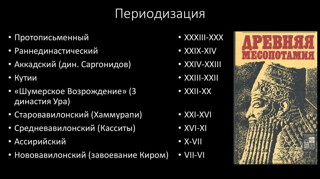 Периодизация