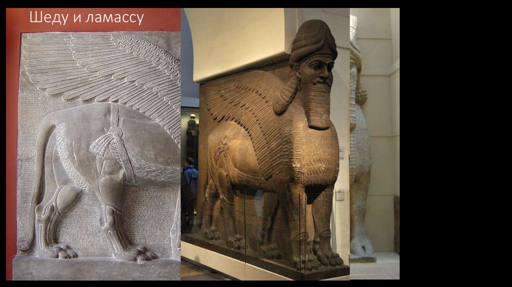 Шеду и ламассу