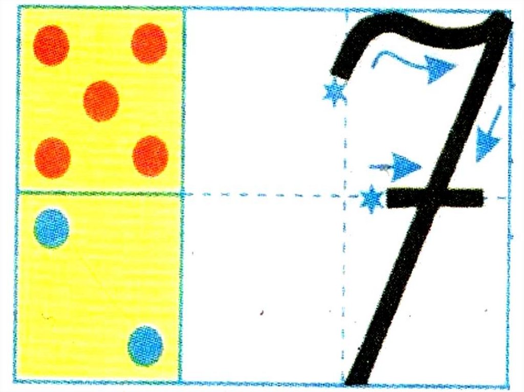 Направление цифра. Цифра 7 правильное написание. Алгоритм написания цифры 7. Алгоритм написания цифры 5. Цифра 7 образец написания.