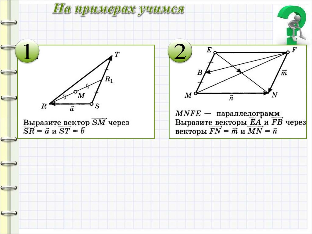 Через вектор. Выразить вектор через а и б. Выразить через векторы. Выразить вектор через векторы. Выразить векторы в параллелограмме.