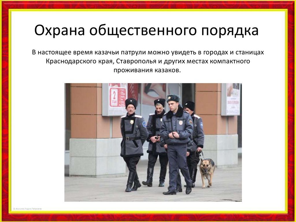 Охрана общественного порядка