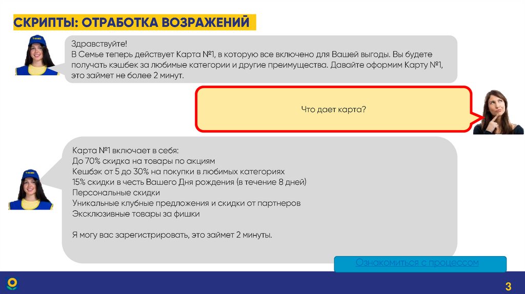 Скрипты: отработка возражений