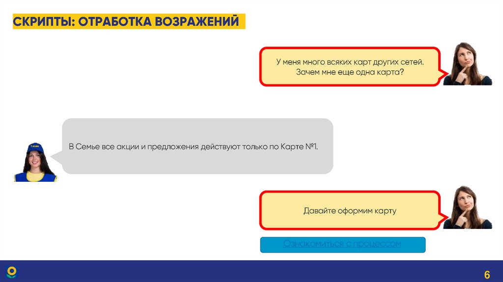 Скрипты: отработка возражений