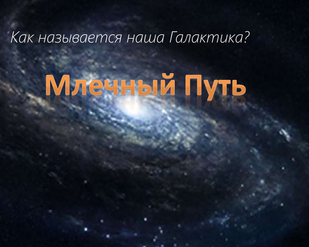 Как называется наша Галактика?
