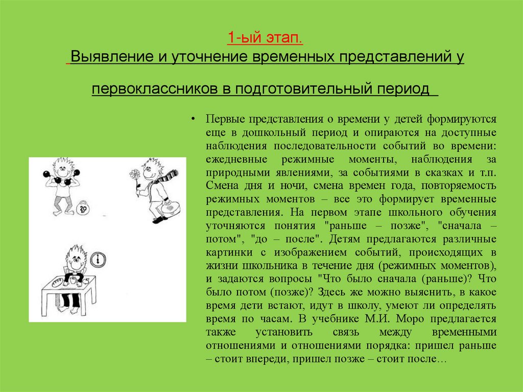 Методика изучения времени в начальной школе презентация