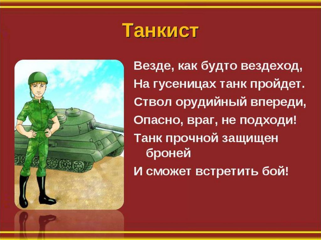 Презентация о военном