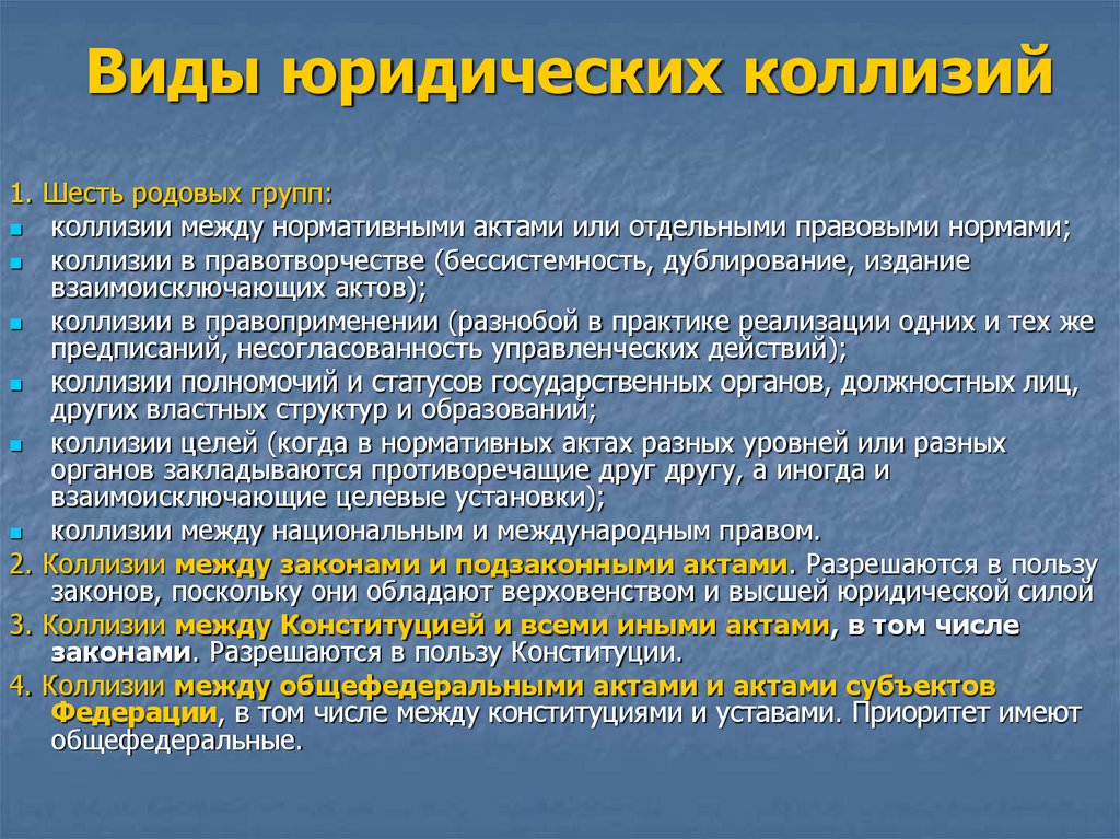 Юридические коллизии. Виды юридических коллизий. Понятие юридических коллизий. Понятие и способы разрешения юридических коллизий.. Понятие правовой коллизии.