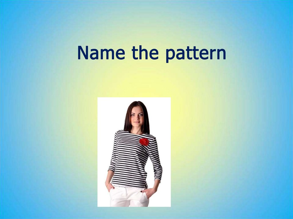 Name the pattern
