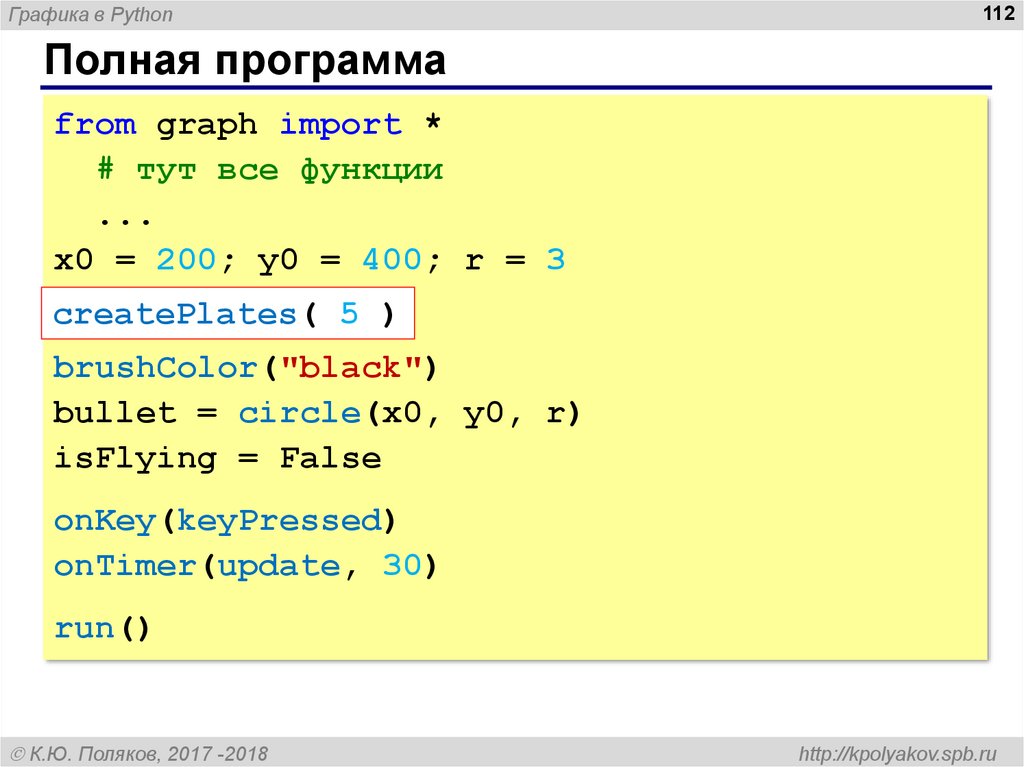 Нарисовать график python