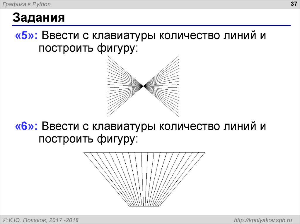 Графика в python. 6. Ввести с клавиатуры число линий и построить фигуру:. Построение многомерных графиков Python. Построение графиков Пайтон команды.