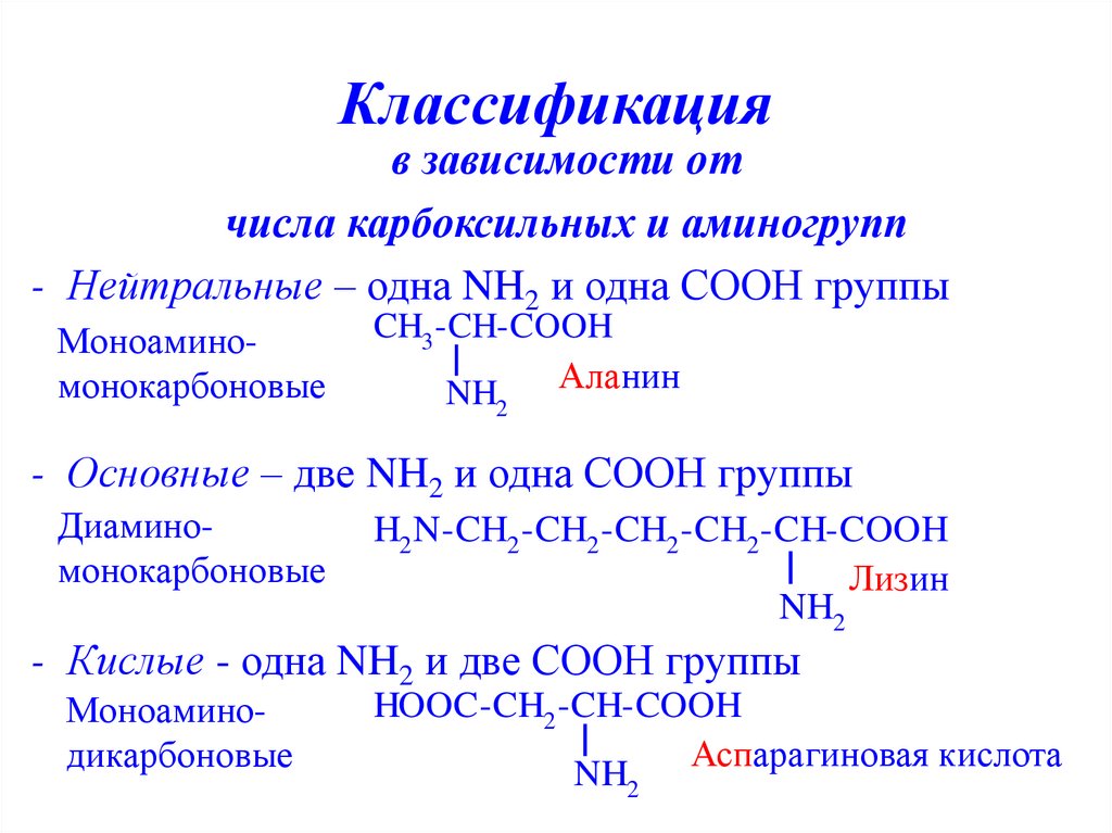 Аминокислоты аминогруппа карбоксильная группа. Классификация аминокислот по числу аминогрупп. Классификация аминокислот по Амино и карбоксильных групп. Классификация аминокислот по числу карбоксильных и аминогрупп. Классификация аминокислот по количеству Амино и карбоксильных групп.