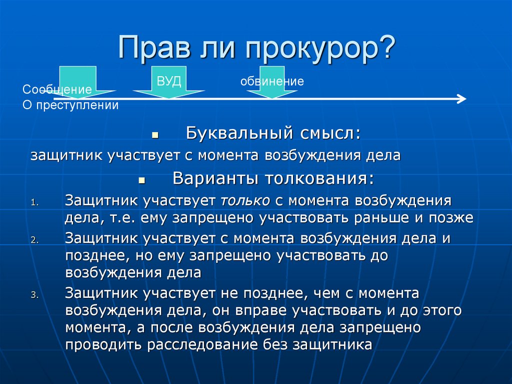Прав ли прокурор?