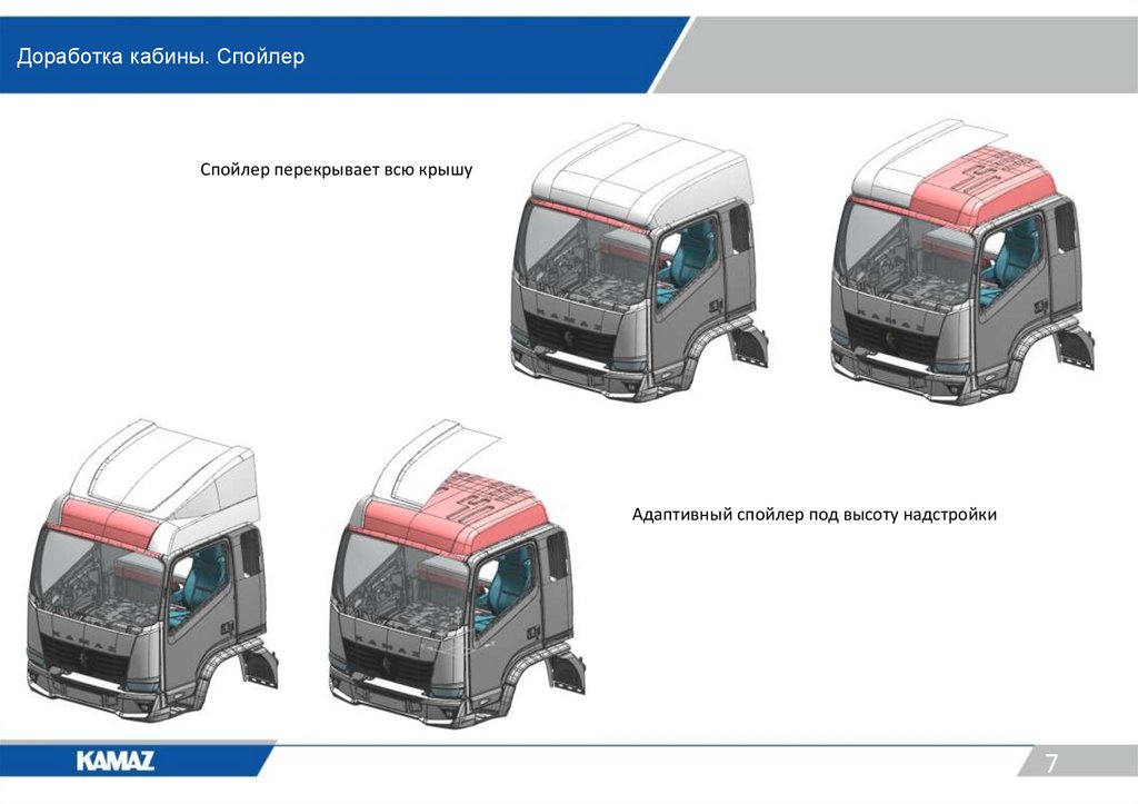 Доработка кабины. Спойлер