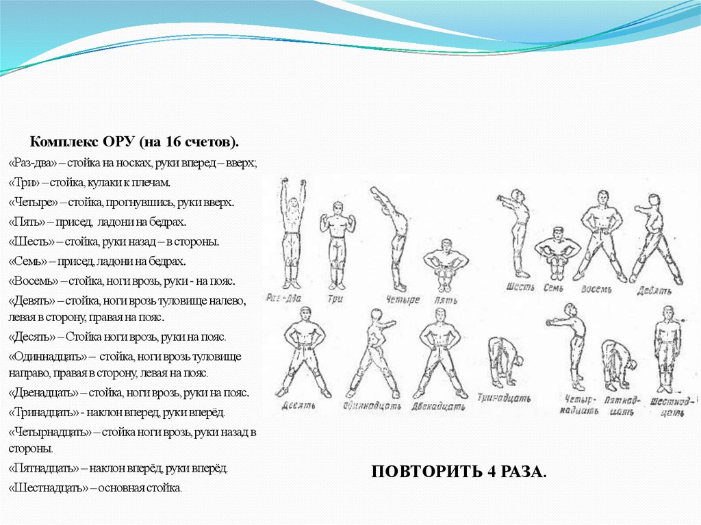 Комплекс ору на гибкость