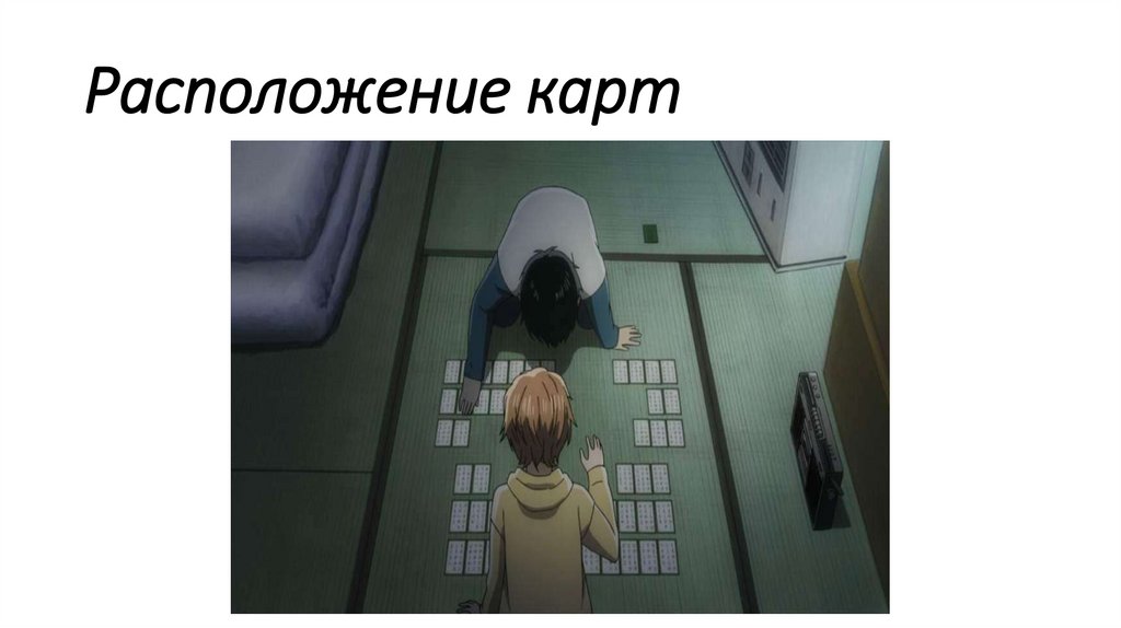 Расположение карт